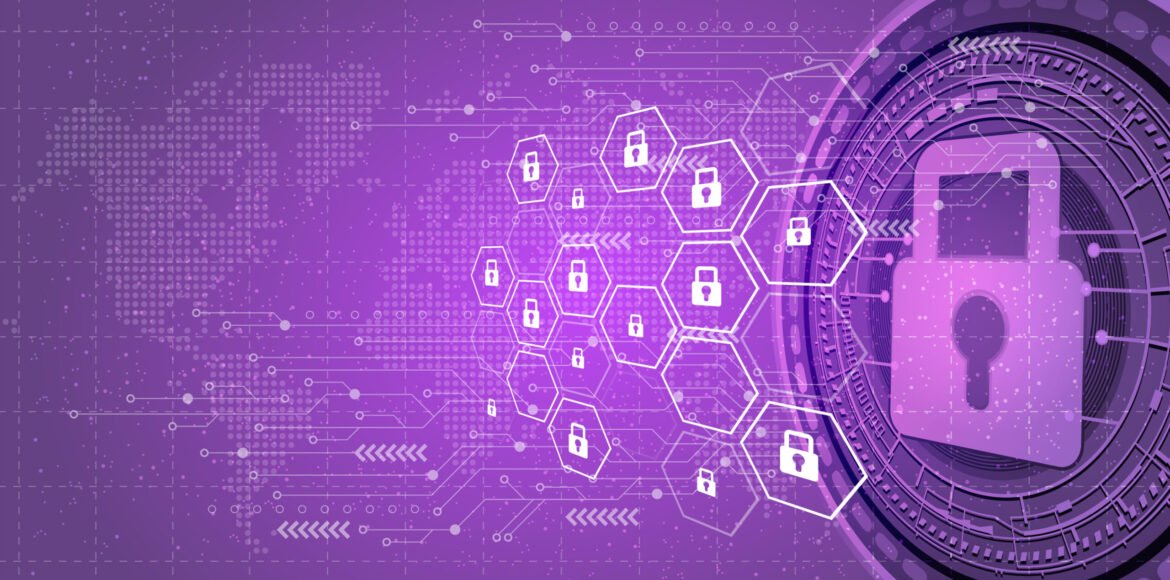 Digital background with World map point global network connection, concept of global business.