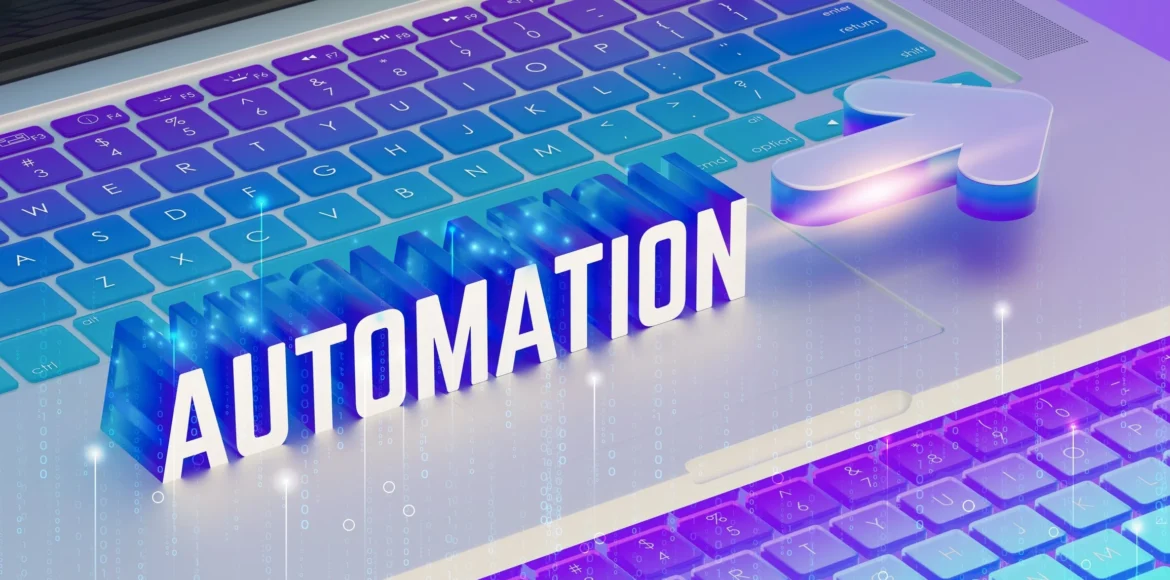 The word automation business process concept