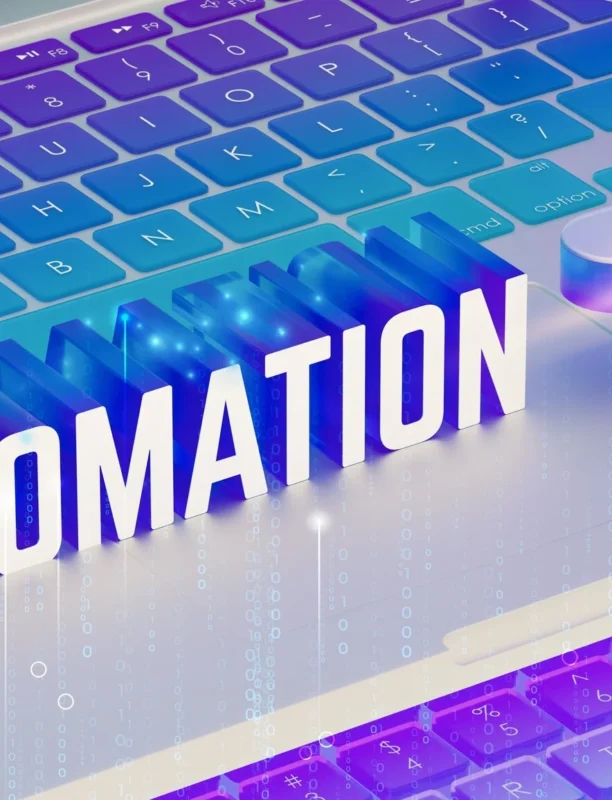The word automation business process concept The word automation business process concept
